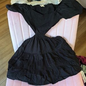 Etcetera Black Long Sleeve Dress